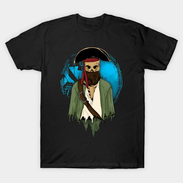 Pirate Halloween Party T-Shirt by savariya